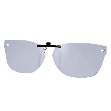 Imagem de Óculos de sol polarizados CLIP-ON para Ray-Ban New Wayfarer RB5184 (RX5184) (prata, 50 x 18)