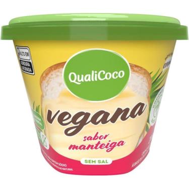 Imagem de Manteiga de Coco Sabor Manteiga Sem S@l 200g - QualiCoco-Unissex
