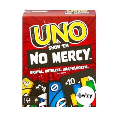 Imagem de Owzy UNO, Show â€˜em No Mercy, Game Card, Kids, Adults, Family Night, 2-6 Players, Iconic Characters, Engaging Gameplay, Develop Strategies & Skills W Random Keychain