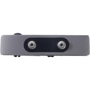 Imagem de Rich Green Valley Pulseira peitoral profissional para monitor de frequência cardíaca compatível com Polar H10 H7 H1 Wahoo Tickr Garmin à prova d'água sensor de HR cinza grande-3GG
