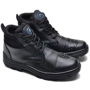 Imagem de Bota Coturno Motoqueiro Cano Baixo Confortável Vigilante-Masculino