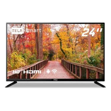 Imagem de Hq Smart Tv Led 24" 2 Hdmi 2 Usb Wi-Fi Androind 11 Quad Core