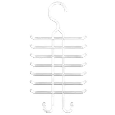 Imagem de Cabide para Gravatas Cintos Suporte Organizador para Guarda-Roupa Armário Closets Cristal