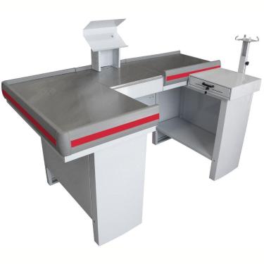 Imagem de Checkout Leve De 1,80M Mesa Reta Com Kit e Furação Para Balança Innal