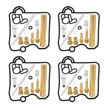 Imagem de Compatível com Bandit 250 GSF 250 GSF250 GJ 74A 74 A Peças de Cilindro Motocicleta Motor Carburador Manutenção Jet Repair Kit Borracha (4 peças)