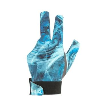 Imagem de Dynwave Luva de bilhar de 3 dedos, luvas de taco de sinuca para a mão esquerda, taco de sinuca confortável e antiderrapante, luva esportiva luva de sinuca, estilo D