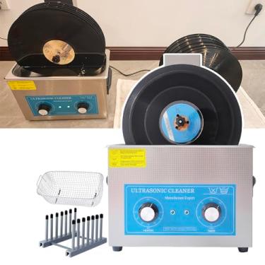 Imagem de Máquina automática de limpeza de discos de 6,5 litros com cesto e rack de secagem de discos, temporizador e controle de temperatura, rotação e elevação automáticas