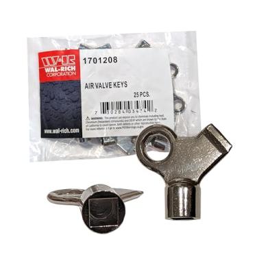 Imagem de Wal-Rich Conjunto de 25 chaves de válvula de ar para sangramento do radiador