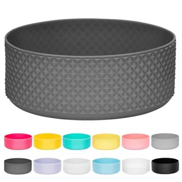 Imagem de Soledea Protetor de garrafa de água de silicone, capa de bota de silicone para garrafa de água esportiva Hydro Flask 1,8 g