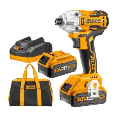 Imagem de Parafusadeira Impacto Sextavado 1/4`` Ion-Litio 20V Ingco