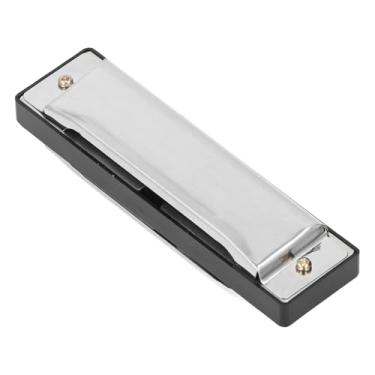 Imagem de Harmônica Cromática, Liga de Alumínio, Chave C de 10 Buracos, órgão Bucal Cromático, Harmônica, órgão Bucal Portátil, Instrumento Musical, Presente de Prata para Iniciantes e