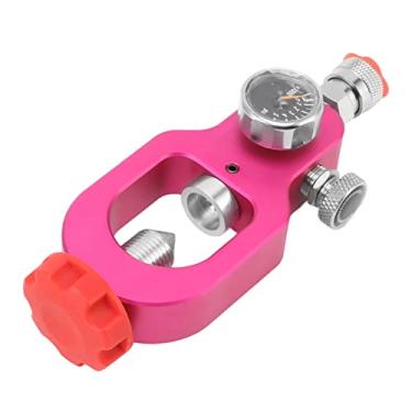 Imagem de Eletrodomésticos Peças de Eletrodomésticos Adaptador de Cilindro de Enchimento de CO2 Liga de Alumínio de Aço Inoxidável Boa Vedação Válvula de Teste de Enchimento de CO2 Precisa