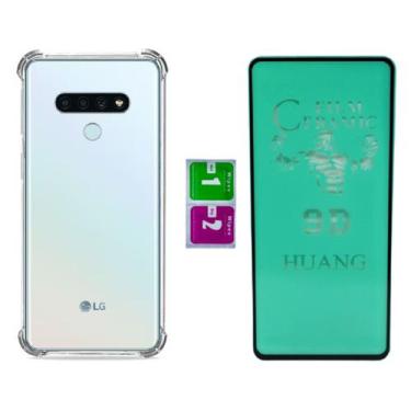 Imagem de Capa Capinha Anti Impacto Para LG K71 + Pelicula Ceramica - Mustangsho