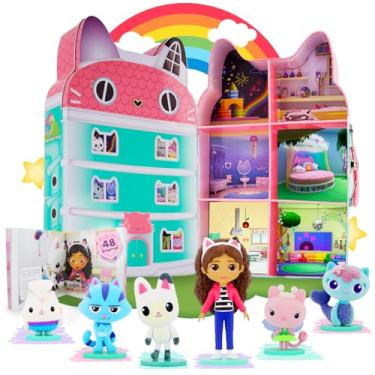 Imagem de LUPPA A Casa Mágica da Gabby, 6 personagens, 1 Livro e Casa em metal.