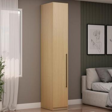 Imagem de Guarda-Roupa Modulado Infinity 1 Porta 4 Prateleiras Savana - Genialflex