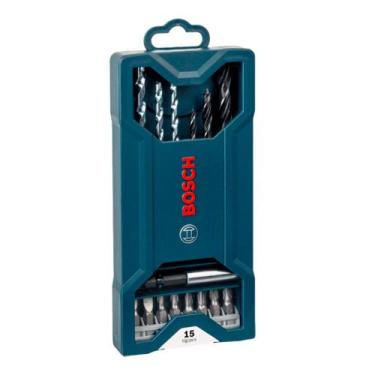 Imagem de Jogo de Bits e Brocas 15 Peças Mini X-Line Bosch, 15 Peças