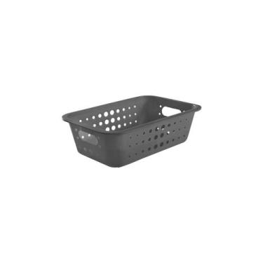 Imagem de Cesta Organizadora Chumbo 3,3L Ou, U