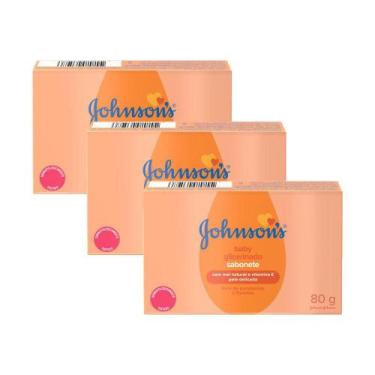 Imagem de Kit 3 Sabonetes Barra Johnson's Glicerinado 80g - Johnson's Baby