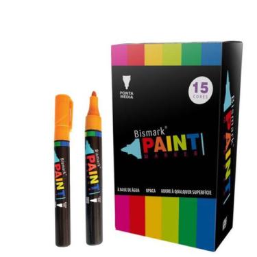 Imagem de Kit 15 Marcadores Ponta Média Yes 2.2 à 2.6mm Paint Marker Trabalhos A
