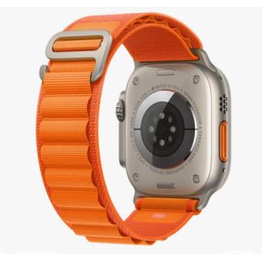 Imagem de Pulseira p Smartwatch Nylon laranja 