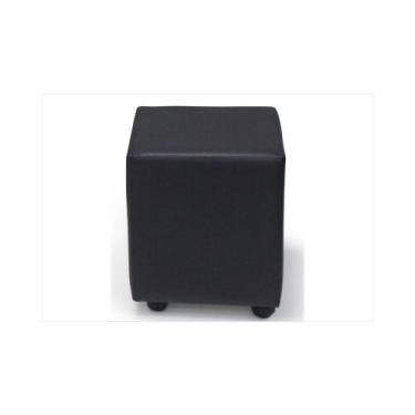 Imagem de Puff Decorativo Dado com Rodízios Corano C-05 - Domi, Preto, 10 Kg