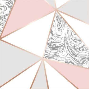 Imagem de Papel de Parede Zara Mármore Rose Gold 1 Metro - PAPEL E PAREDE ADESIV