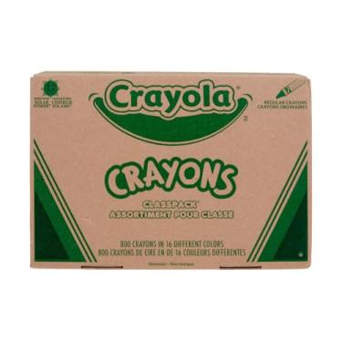 Imagem de Crayola Crayon Classpack, School Supplies, 16 Colors (50 Each), 800 Ct, Standard