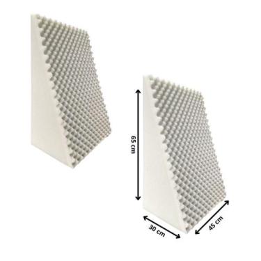 Imagem de Encosto Anatômico Kit 2 Espumas Repouso Triangular Conforto - n/a