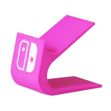 Imagem de Suporte para Controle de video Game - KAME 3D, Rosa com logo branco