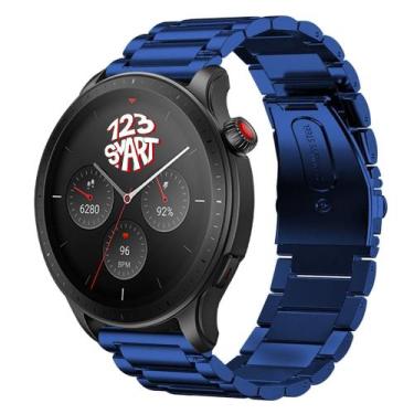 Imagem de Pulseira de Aço compatível com GTR4 GTR 4 A2166 / GTR3 / GTR 3 Pro / G