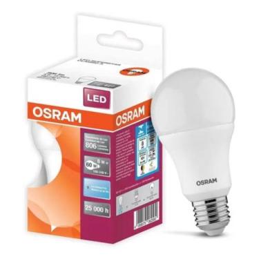 Imagem de Kit 10 Lâmpadas Led 8w Bulbo Soquete E27 Biv Casa Comercio - OSRAM