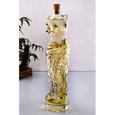 Imagem de POLENArt Decantador de licor Venus com rolha de cortiça, decantador de uísque em forma de mulher, decantador de garrafa de vinho, durável e espesso, garrafas de vidro turco de 800 ml