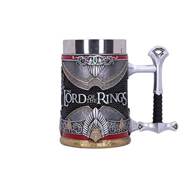 Imagem de Nemesis Now Caneca Aragorn oficialmente licenciada Lord of The Ring, prata, 15,5 cm