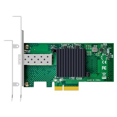 Imagem de Placa de rede GLOTRENDS ST7315 10Gb SFP+, interface PCIe 2.0 X4, controlador Intel 82599EN (X520-DA1), compatível com Windows Server/Linux/VMware
