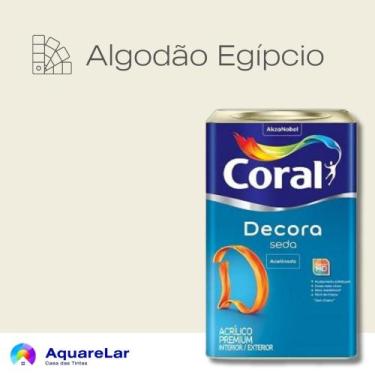 Imagem de Decora Seda Coral Acetinado 18L, ALGODÃO EGíPCIO