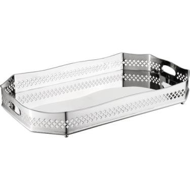 Imagem de Bandeja Oitavada Grande Classique Prata - St James