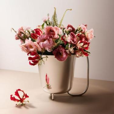 Imagem de Balde Cachepot Loops Prata - St James