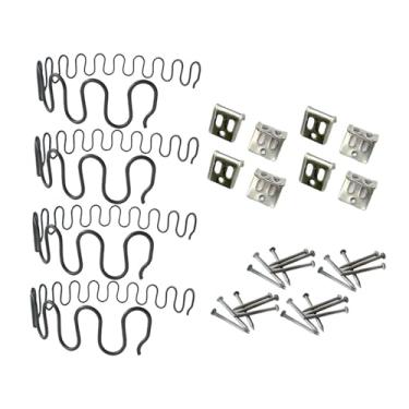 Imagem de Fenteer Kit de reparo de mola de sofá de 4 peças, mola em formato de zigue-zague, kit de mola de cadeira de sofá faça você mesmo para planador de cadeira, Comprimento 40cm