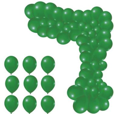 Imagem de Balão Bexiga 9 Polegadas Pacote Com 50, Balão Liso Para Decoração De F