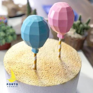 Imagem de Forma Especial Topo de Bolo Bexiga Facetada Ref. 1200 Porto Formas Riz