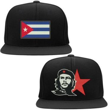 Imagem de Kit 2 Bonés Bordados - Che Guevara Cuba - HIPERCAP