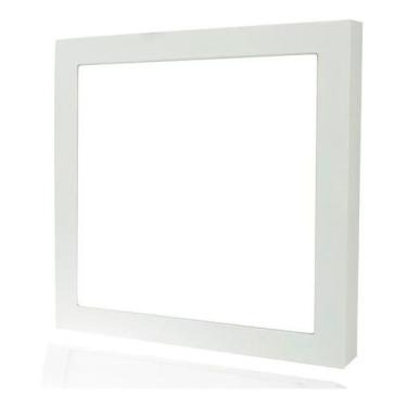Imagem de Luminária Painel Plafon Sobrepor Led 48w 60x60 - Embralumi, Branco Que