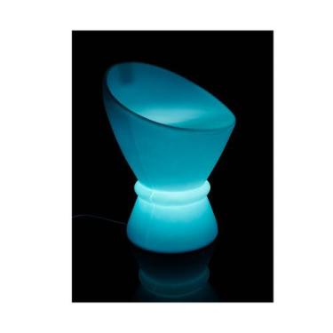 Imagem de Banco Decorativo Iluminado de Plástico Tibum Azul Bebê Freso