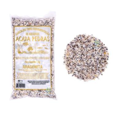 Imagem de ARAGONITA CONCHA MOÍDA Nº 1 1KG - AQUA PEDRAS