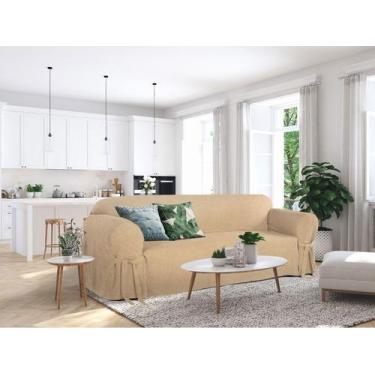 Imagem de Protetor de Sofá Super Luxo 4 Lugares Tecido Impermeável - Mistero Dec