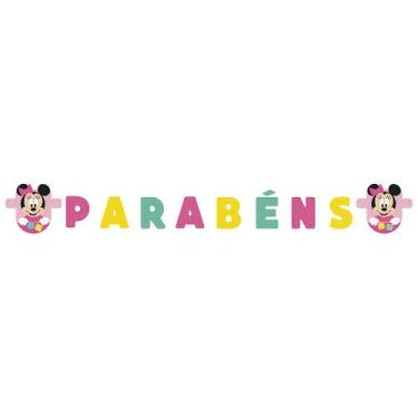 Imagem de Faixa Feliz Aniversário - Parabéns - Baby Disney - Regina Festas, Para