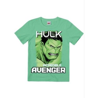 Imagem de Camiseta Hulk Vingadores Malwee Kids Ref. 83164, Verde, 10