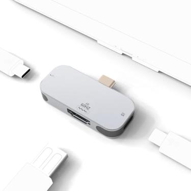 Imagem de Geekria TV Dock Docking Station Compatible with Switch Nintendo Switch/Switch OLED Portable Replacement TV Dock Switch Docking Station, Game Accessories with 4K/1080P HDMI 3 in 1 HDMI&2 Type-C