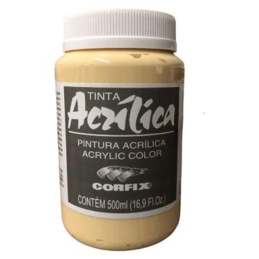 Imagem de Tinta Acrílica Corfix 500ml G1 Escolha A Cor , AMARELO PELE