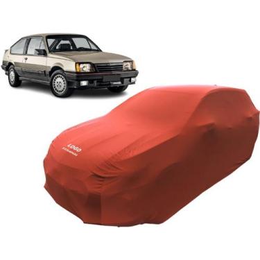 Imagem de Capa Proteção Para Carro Chevrolet Monza Hatch Com Logo - Mz, Vermelha